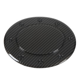 Fuel Tank Door Cover, Fuel Tank Cover Door Decal Carbon Fiber Texture Sticker Carbon Fiber Fuel Tank Cover for GT86 ZN6 ZC6 2012-2020