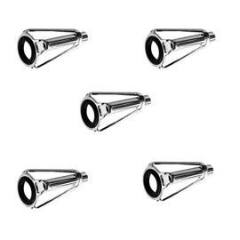 Set of 5 Top Guide Rod Guide Sleeves, Top Guide Stainless Steel Rod Tip Rod Repair Replacement, Repair Kit Replacement
