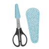 Mikinona 2pcs Stylish Hair Scissor Covers Leather for Hairdressing Shears
