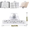 6 Pcs Plastics Music Book Clip,Music Sheet Clip Music Paper