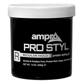 AmPro Gel [Protein Black] Regular (Pack of 2)