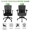 Tallew 4 Pcs Office Chair Covers Set Computer Universal Protective
