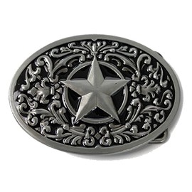 LKMY Vintage Style American Cowboy Fashion Western Belt Buckles For Men, Wujiaoxing