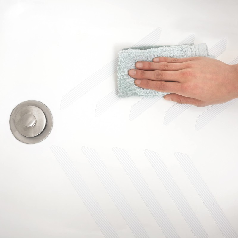 Duck Brand Adhesive Tub Tread Strips, 0.75 x 8.5-Inch Each,