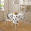AEIOAE Easter Day Tablecloth 60x60 Inch Square, Brown Bunny Table