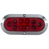 Long Haul Red 6" Oval Surface Mount Stop/Tail/Turn LED with