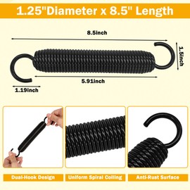 BigHead 732-05360B Extension Spring Replacement for Cub Cadet 732-05360B Spring 1.25" Dia X 8.5" Length Fit for PRO X ZTX4 ZTX5 ZTXS4 ZTXS5 54" Cutting Deck Replaces 732-05360 732-05360A