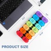Yaklim Extra Large Weekly Pill Organizer, Detachable 7 Day AM
