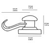 PATBOARD Strong Magnetic Hooks - Set of 2 - Powerful