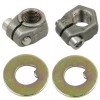 Moore Parts Vw Bug Front Spindle Nuts With Thrust Washers,