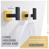 Angle Simple Bathroom Towel Hook 2 Pack, SUS 304 Stainless