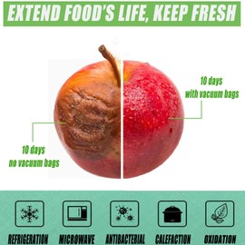 Sous Vide Bags 20pack Reusable Vacuum Food Storage Bags with 3 Sizes Vacuum Food Bags,1 Hand Pump,4 Sealing Clips for Food Storage and Sous Vide Cooking (Gray Kit)