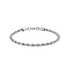 ChainsPro Rope Bracelet for Men, Waterproof Stainless Steel Chain Bracelet