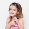 AYNKH 3 Pieces Blue School Bows Headbands Alice Hairbands, Girls