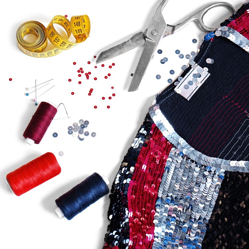 sourcing map 11 Yards 0.8 Inch Elastic Sequins Trim 3