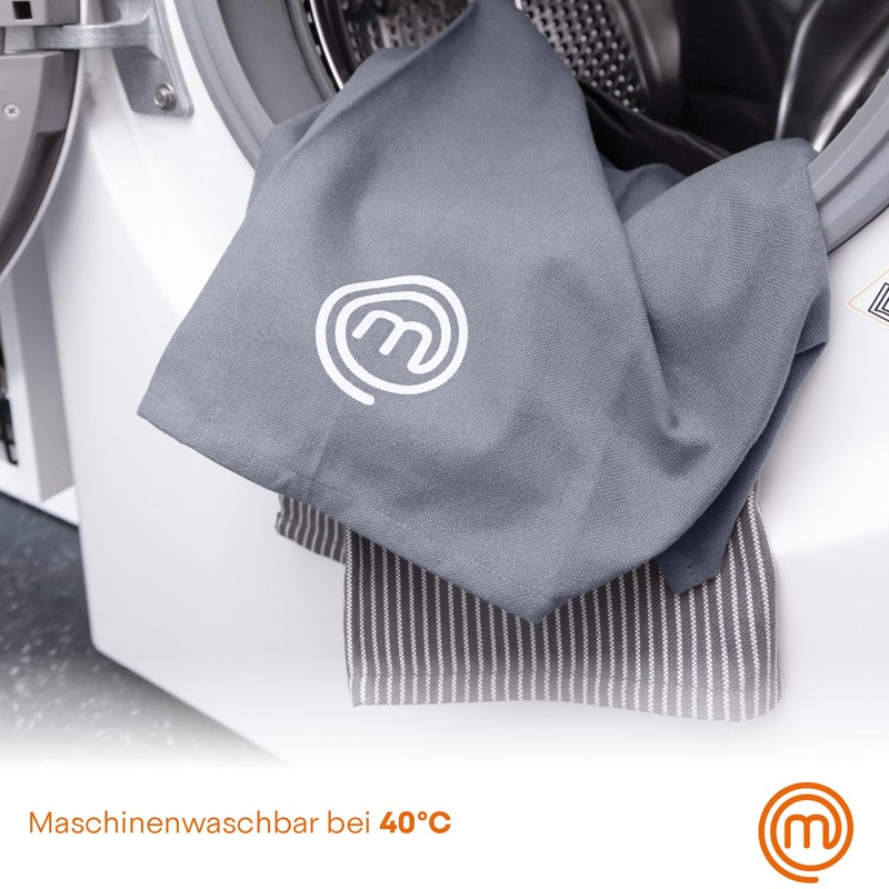 MasterChef Set of 3 Tea Towels, Kitchen Apron and Oven