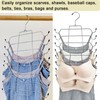 2 Pack Scarf Hanger,Leggings Hangers for Closet,360°Rotating Metal Belt Hangers