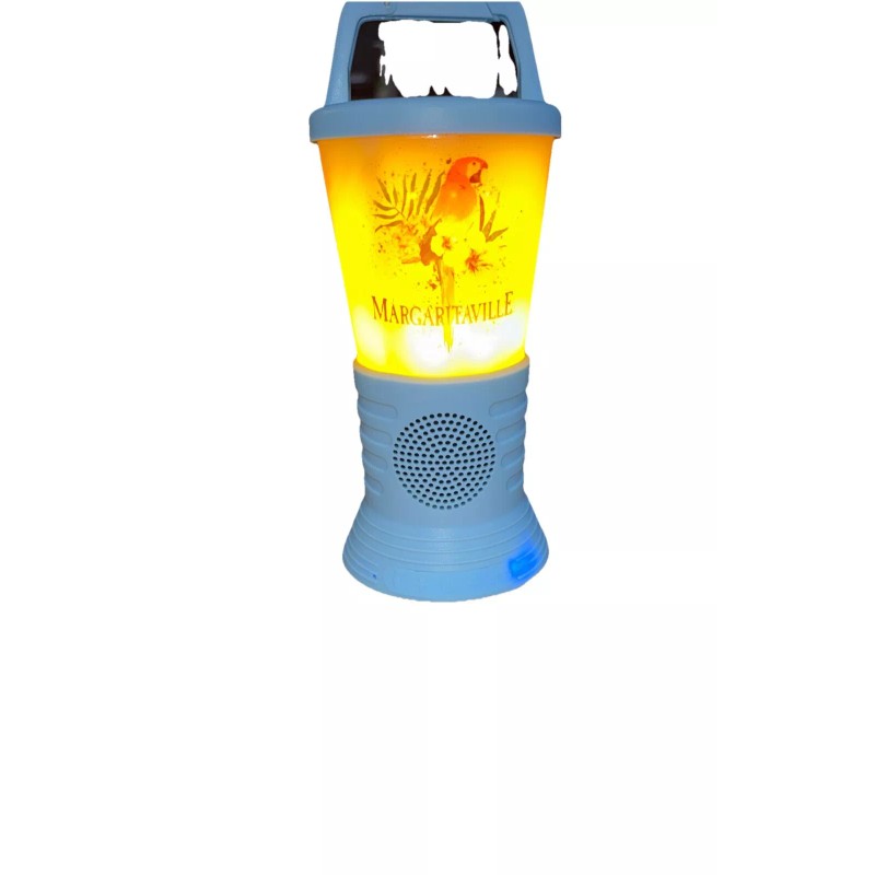 Margaritaville Lantern Wireless Speaker Light The Way with 3 Multicolored