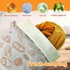 Bread Bags for Homemade bread,2 Pack Sourdough Bread Bags,Beeswax Bread