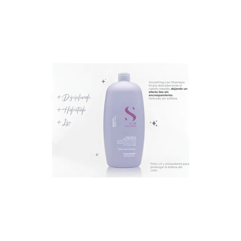 Shampoo Smoothing Low 1000 Ml Semi Di Lino Alfaparf
