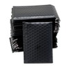 25 Pack 4x6 Inches Small Black Poly Bubble Lined Mailers
