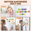 105 Magnetic Letters Alphabet, Include 52 Uppercase,26 Lowercase Letter& 20