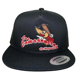 Unbranded LOS CAMARONEROS DE NAYARIT HAT BLACK MESH EL CHAPO GUZMAN MEXICO HAT MEXICO