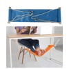 Home-organizer Tech Portable Adjustable Foot Hammock for Corner Desk Office