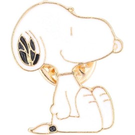 Snoopys Classic Cartoon Dog Character 1" Tall Metal Enamel Pin