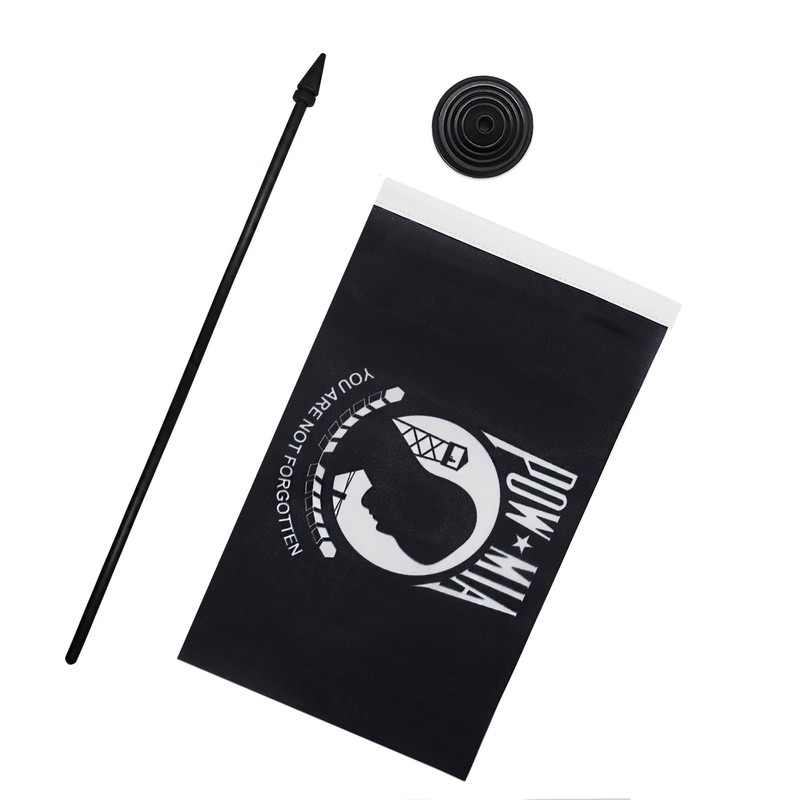AZ FLAG - Pow-Mia Remember Table Flag 8.25 x 5.5