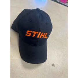 STIHL OEM STIHL CHAINSAW Black Orange Logo Snapback Baseball Cap Hat NWT**OEM***
