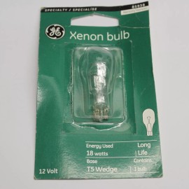 GE 85938 Xenon Bulb 18 Watts 12 Volts T5 Wedge Long Life Car Lighting Headlight