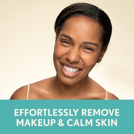 Aveeno Calm + Restore Nourishing Makeup Remover Face Wipes, Fragrance Free Facial Cleansing Towelettes with Oat Extract & Calming Feverfew, Alcohol Free, 100% Plant-Based Cloth, 25 ct - Pack of 2