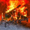 WILLOW WEAVE 17“ Fireplace Grates Wood Stove Grate Rack Stove
