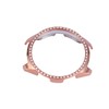jojofuny 2pcs Delicate Diamond-Encrusted Protective Case for Watch Anti-Drop Rose