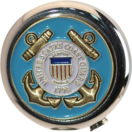 PRO PAD INC LTOP-CGD Double-sided Stainless Steel U.S. Coast Guard Decorative Motorcycle Flag Pole Topper, Fits PPI 9" or 13" poles, Made in the USA