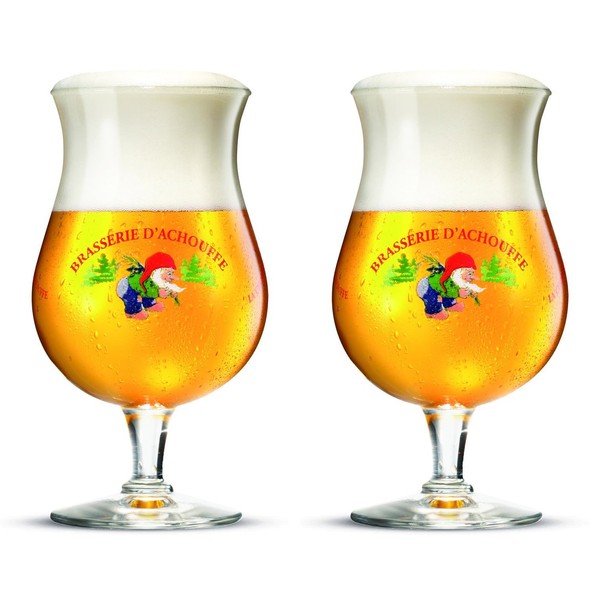 La Chouffe Biergläser Bier Kelch 25cl (Set von 2)