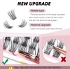 Higu clace Lash Clusters, 72pcs D curl Lashes Extension 10-16mm,