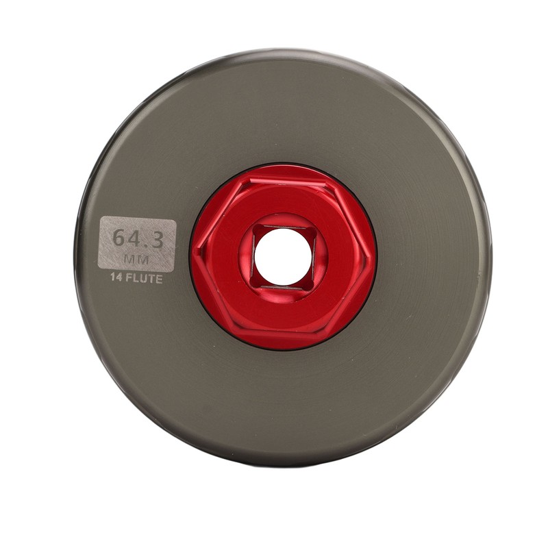 Oil Filter Wrench 64.3mm 14 Flute Filter Cap Socket Tool