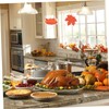 jojofuny 3sets Thanksgiving Decor Hanging Swirls Streamers of Reusable Decorative