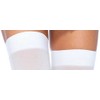 Leg Avenue Women's Plus Size Overknee Stockings Opaque White One