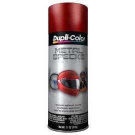 Dupli-Color (MS300-6 PK Retro Red Metal Flake Paint - 11 oz. Aerosol, (Case of 6)