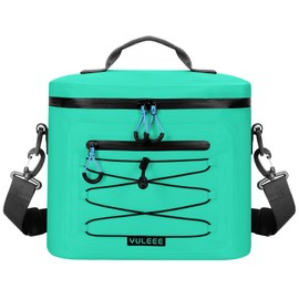 YULEEE 7L Insulated Cooler Bag, Large Lunch Bag for Men & Women, Leakproof Waterproof Picnic Cooler for Work, Camping, BBQ, Travel, Outdoor Activities, Mint Green