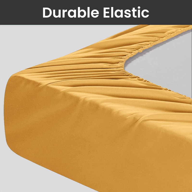 Hafaa Fitted Sheet Extra Deep Pocket Bed Sheet 16 inch