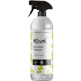 Miniml Öko-Reinigungsessig mit Zitronenduft, 750 ml — Natürlicher Mehrzweckreiniger, Kalkentferner, Weichspüler — 100% vegan und ohne Tierversuche