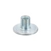 uxcell M4 T-Nuts, 24pcs Carbon Steel Tee Nut Round Base