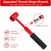 ASIEIT Upgraded 4 in 1 Door Hinge Adjustment Tool with