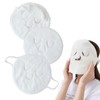 mdgfge 3 Pcs 3 Holes Towel Mask Reusable Face Towel
