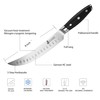 TUO Butcher Knife - 8 inch Scimitar Breaking Knife -