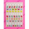 American Greetings Easter Bunnies Chicks Eggs Flowers Mini Squares Sticker
